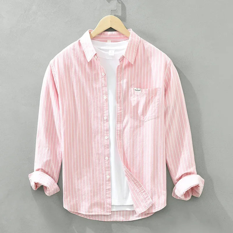 Men’s Shirt Cotton Casual Cotton Comfort Fit
