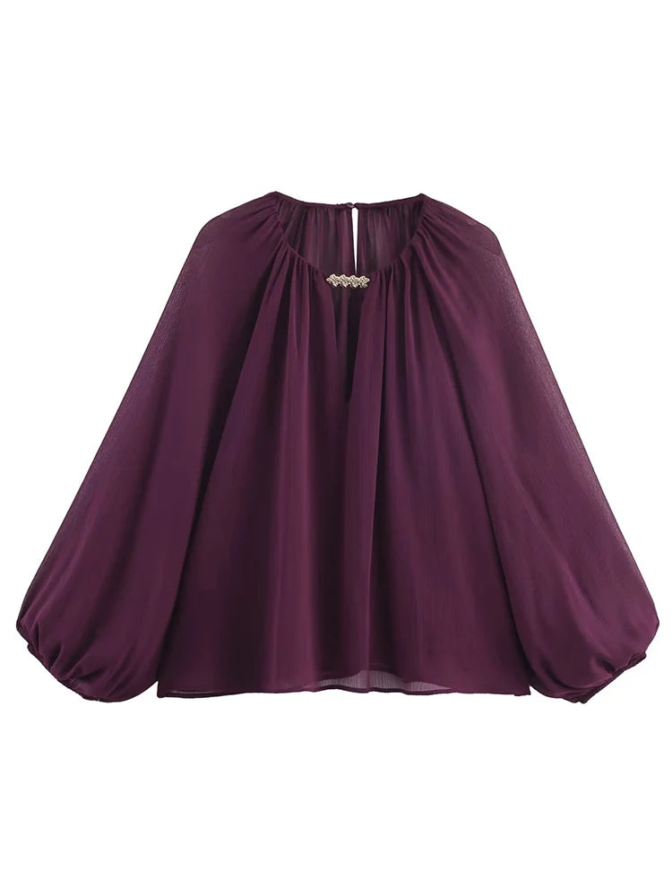 Women’s Top Blouse Long Sleeve Casual