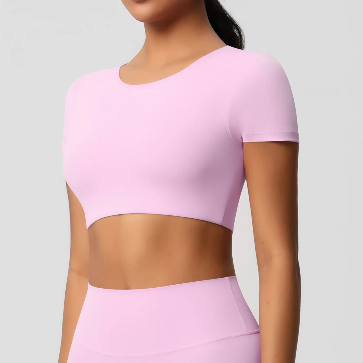 Women’s Gym Top Short Sleeve Breathable Stretchy Athletic