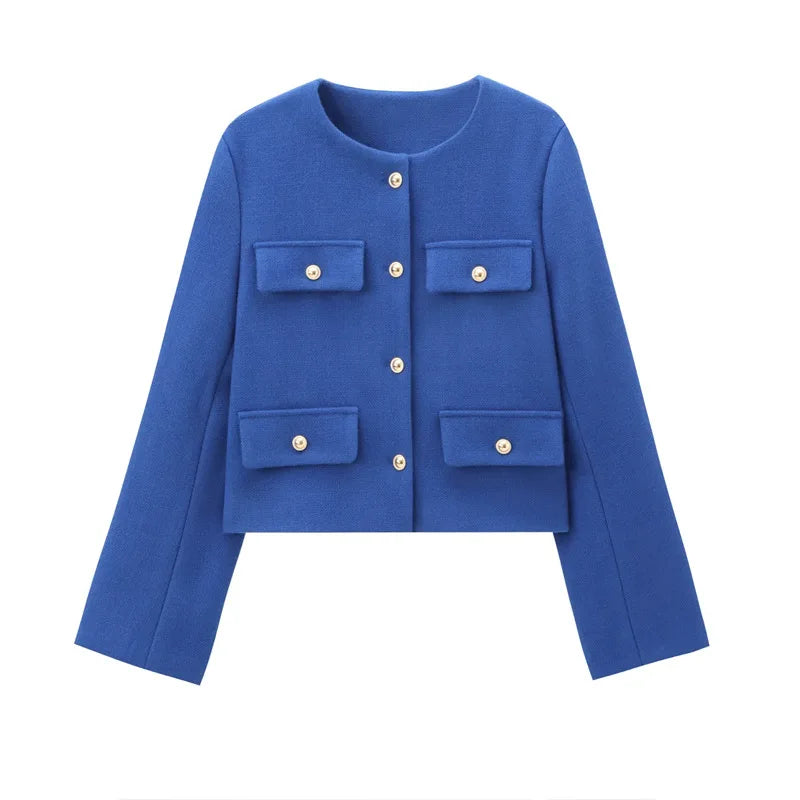 Women’s Jacket Button-Up Casual Lightweight Warm