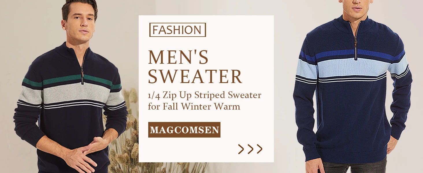 Men’s Sweatshirt Pullover Zip-Up Cotton Warm Autumn Winter