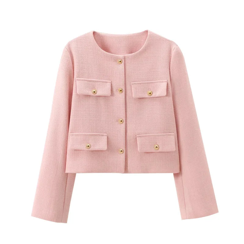 Women’s Jacket Button-Up Casual Lightweight Warm