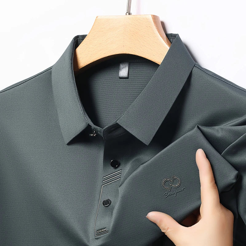 Men’s Polo Shirt Short Sleeve Business Casual Casual Summer