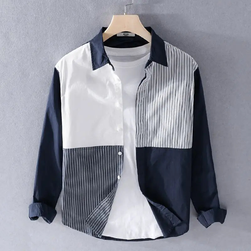 Men’s Shirt Long Sleeve Cotton Casual
