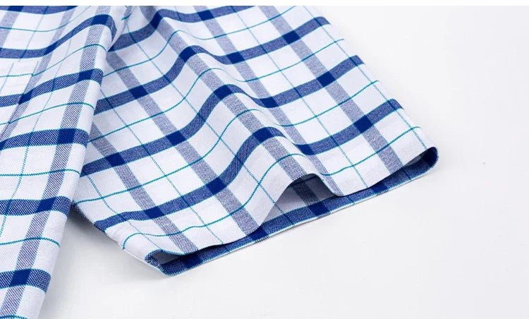 Men’s Shirt Short Sleeve Cotton Casual Formal