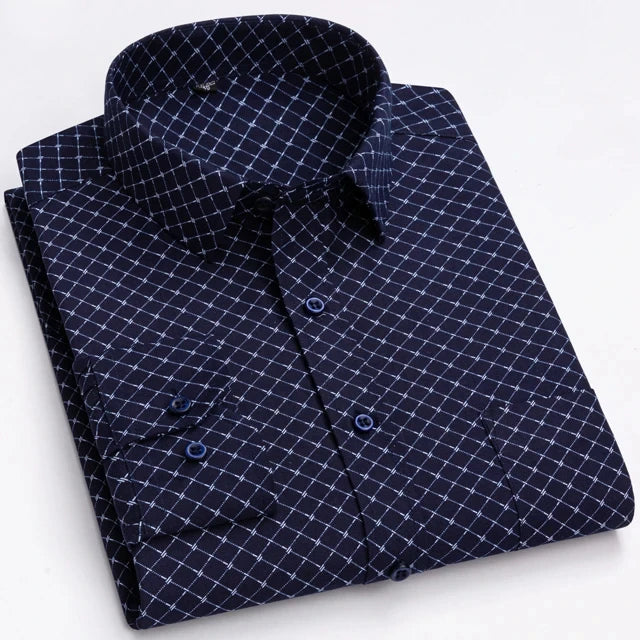 Men’s Shirt Long Sleeve Casual Formal Printed