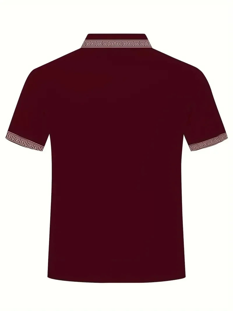Men’s Polo Shirt Casual Summer Breathable Soft Fabric Comfort Fit