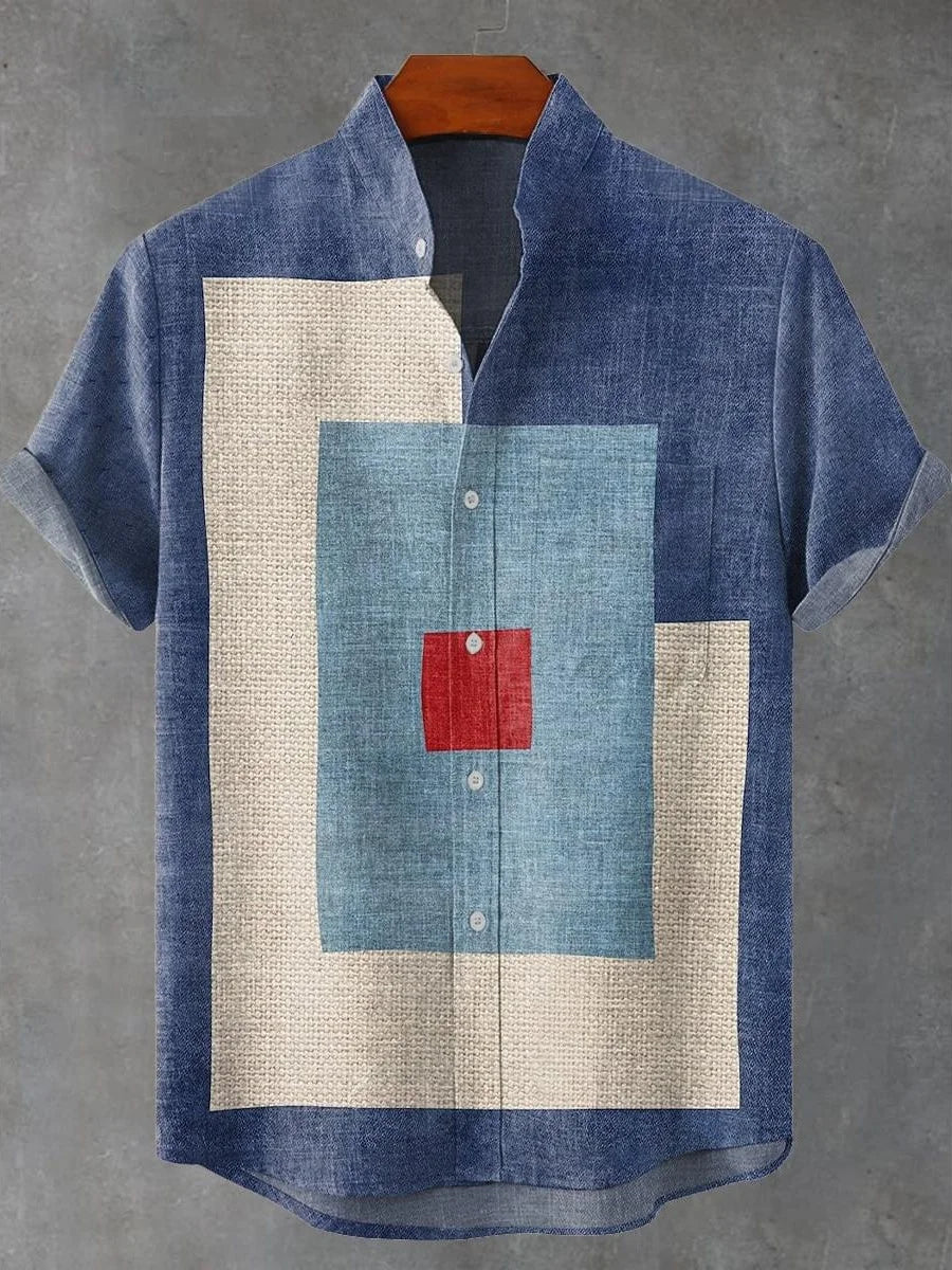Men’s Shirt Casual Printed Cotton Comfort Fit