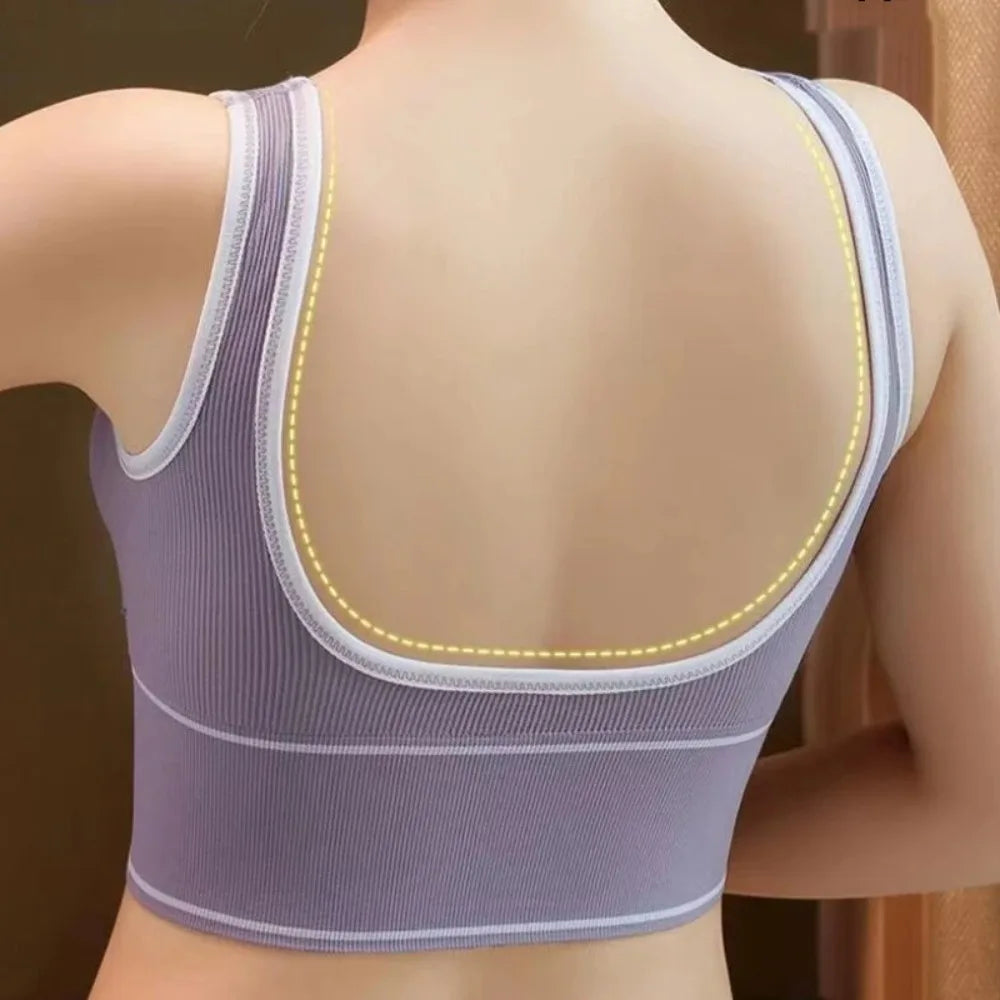 Women’s Sports Bra Seamless Stretchy Comfort Supportive