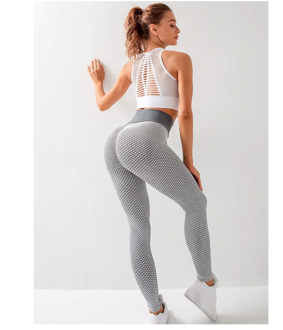 Women’s Gym Top Crop Top Breathable Seamless Athletic