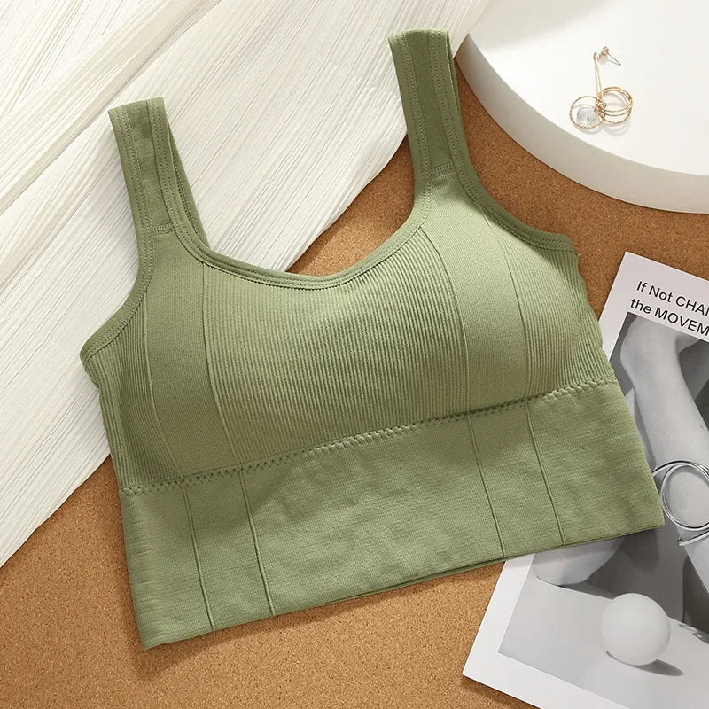 Women’s Sports Bra Push Up Seamless Breathable Gym