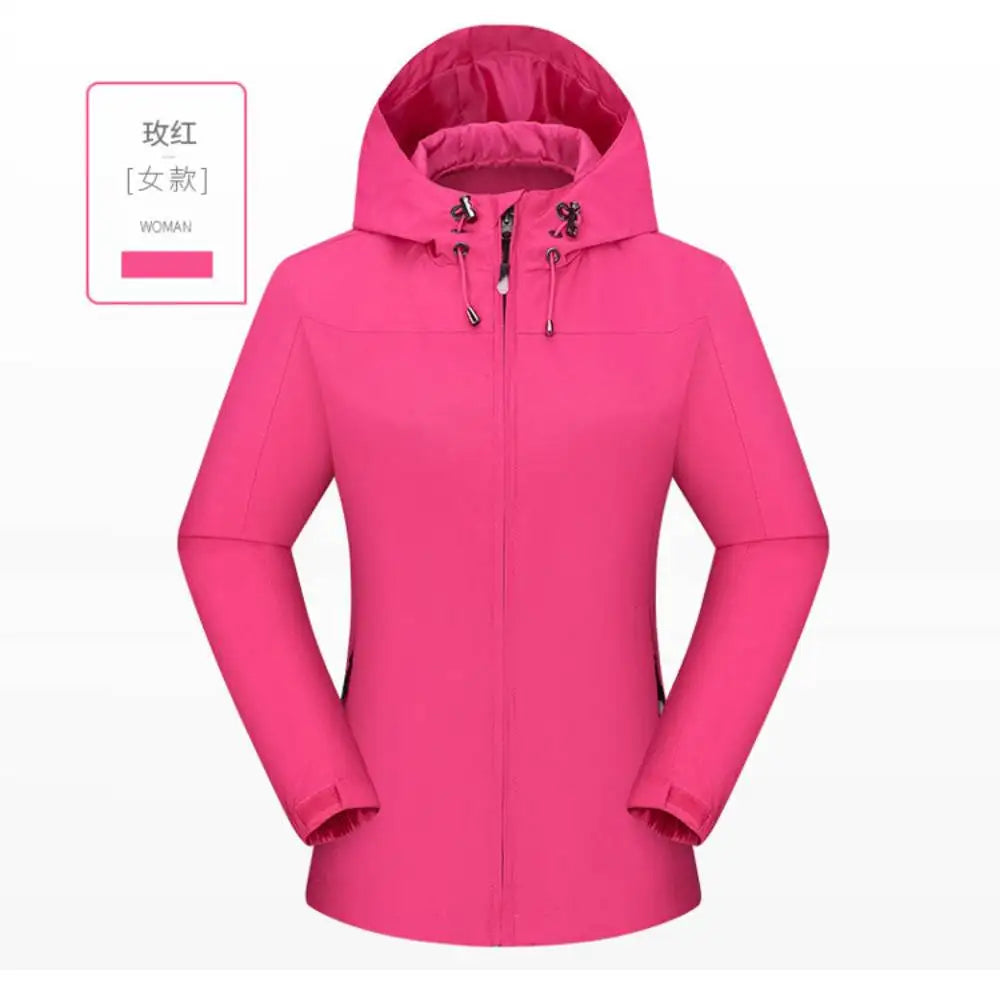 Women’s Jacket Windbreaker Hooded Lightweight Waterproof