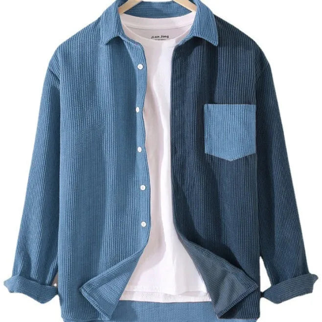 Men’s Shirt Long Sleeve Casual Cotton Comfort Fit
