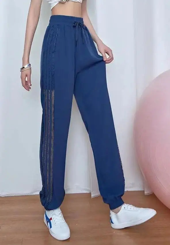 Women’s Joggers Elastic Waist Gym Stretchy Cotton