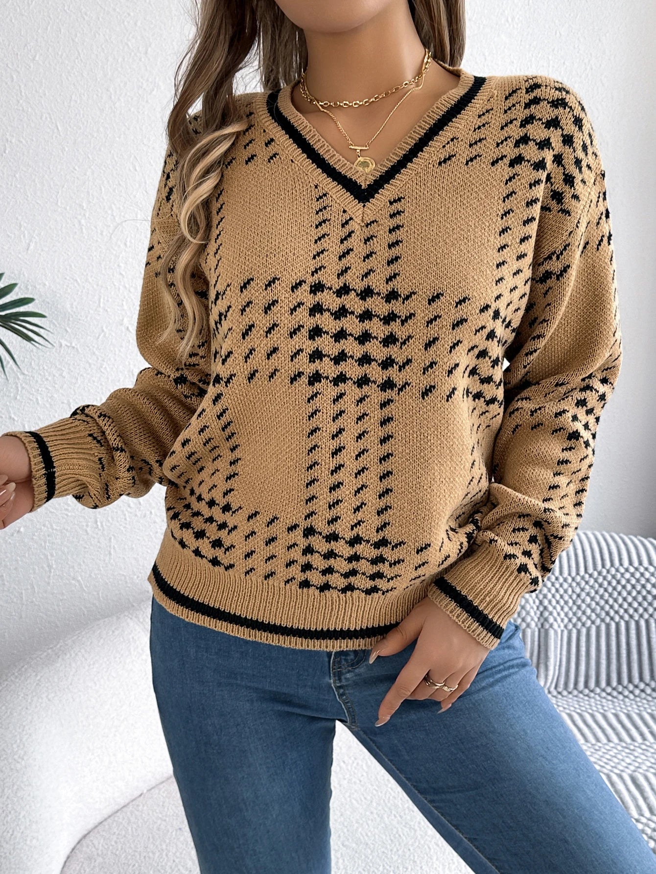 Women’s Top Long Sleeve Casual Stretchy