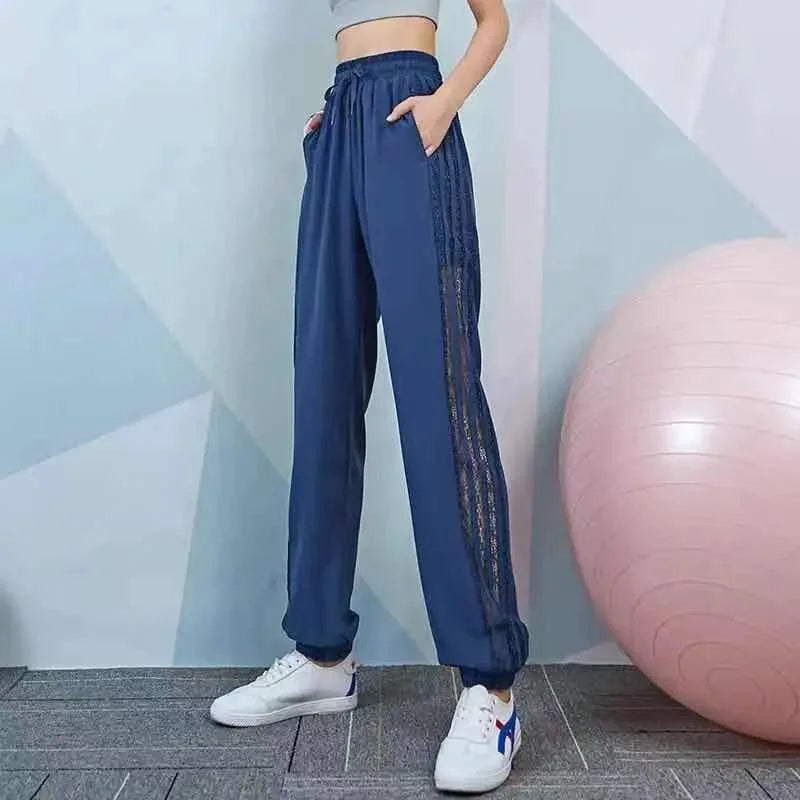 Women’s Joggers Elastic Waist Gym Stretchy Cotton