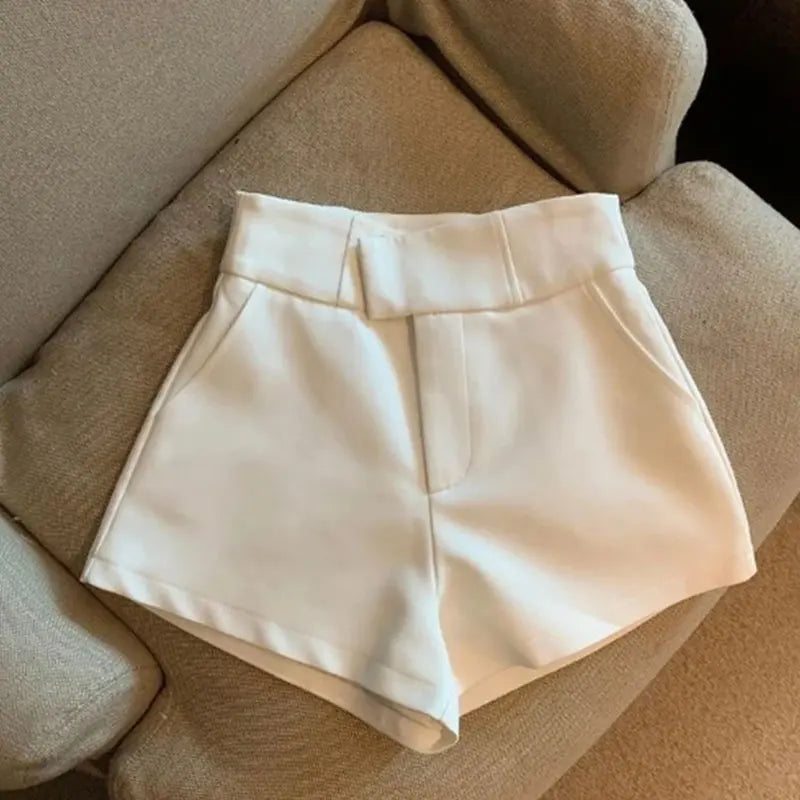 Women’s Shorts High Waist Casual Slim Fit