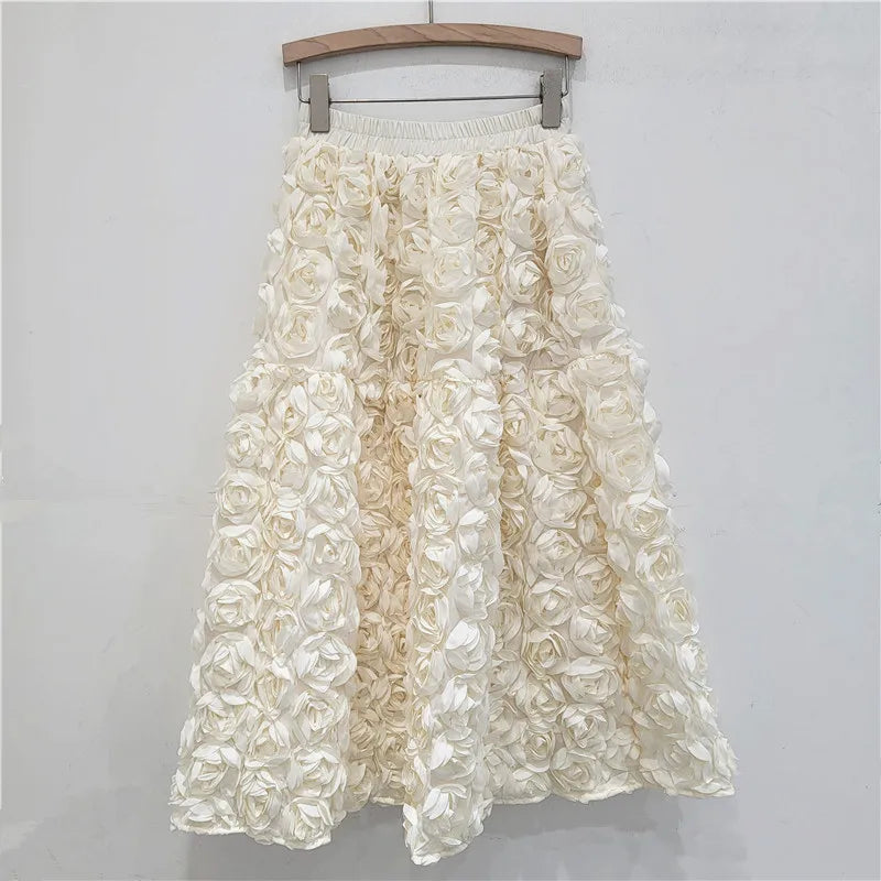 Women’s Skirt High Waist A-Line Summer Casual