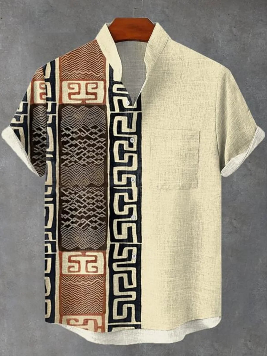 Men’s Shirt Casual Printed Cotton Comfort Fit