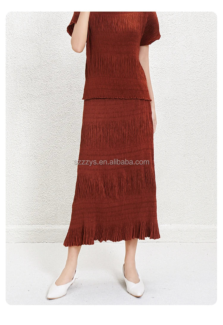 Women’s Skirt Pleated Casual Lightweight Summer