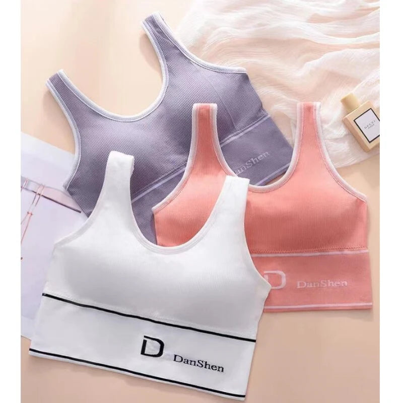 Women’s Sports Bra Seamless Stretchy Comfort Supportive