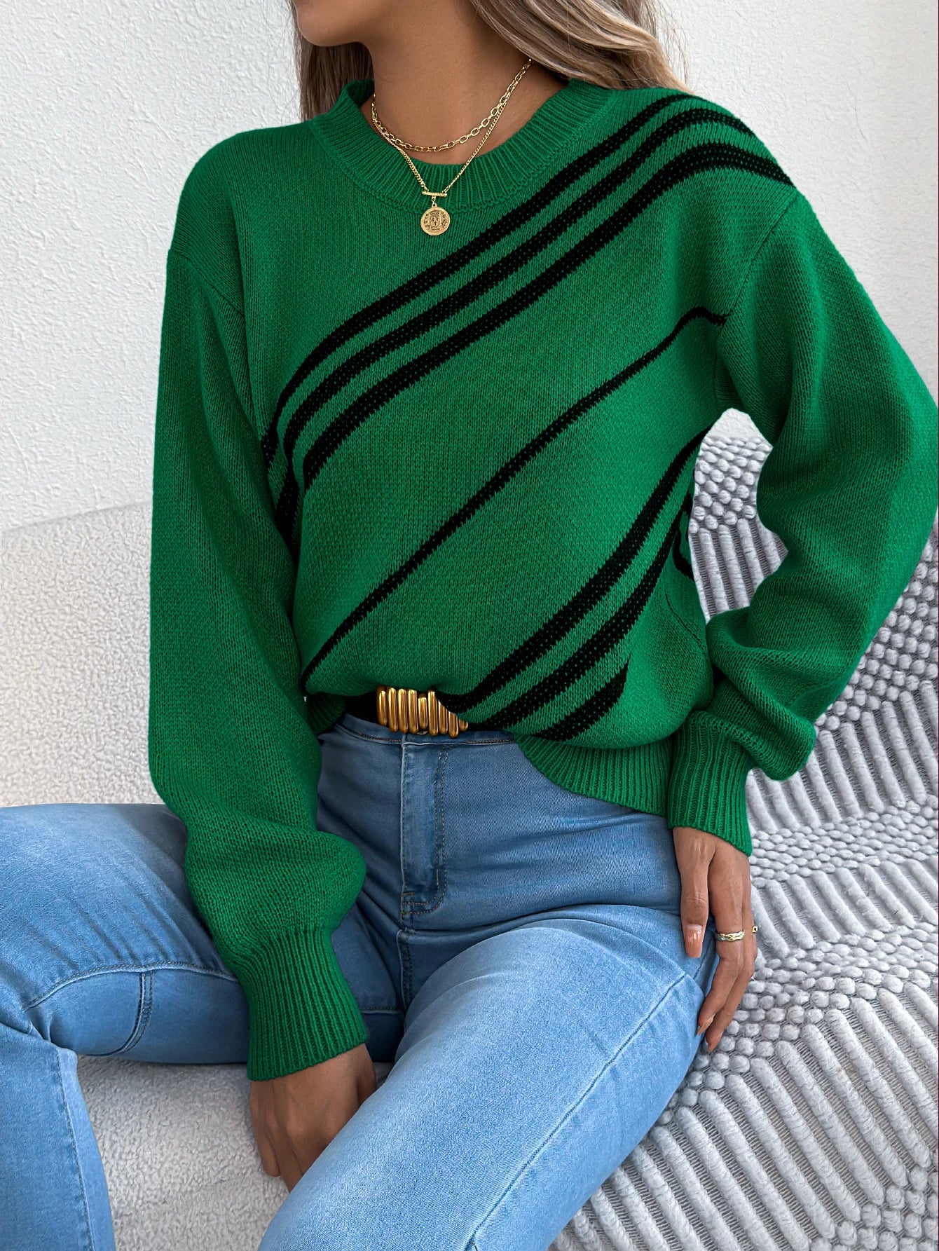 Women’s Top Long Sleeve Stretchy Casual