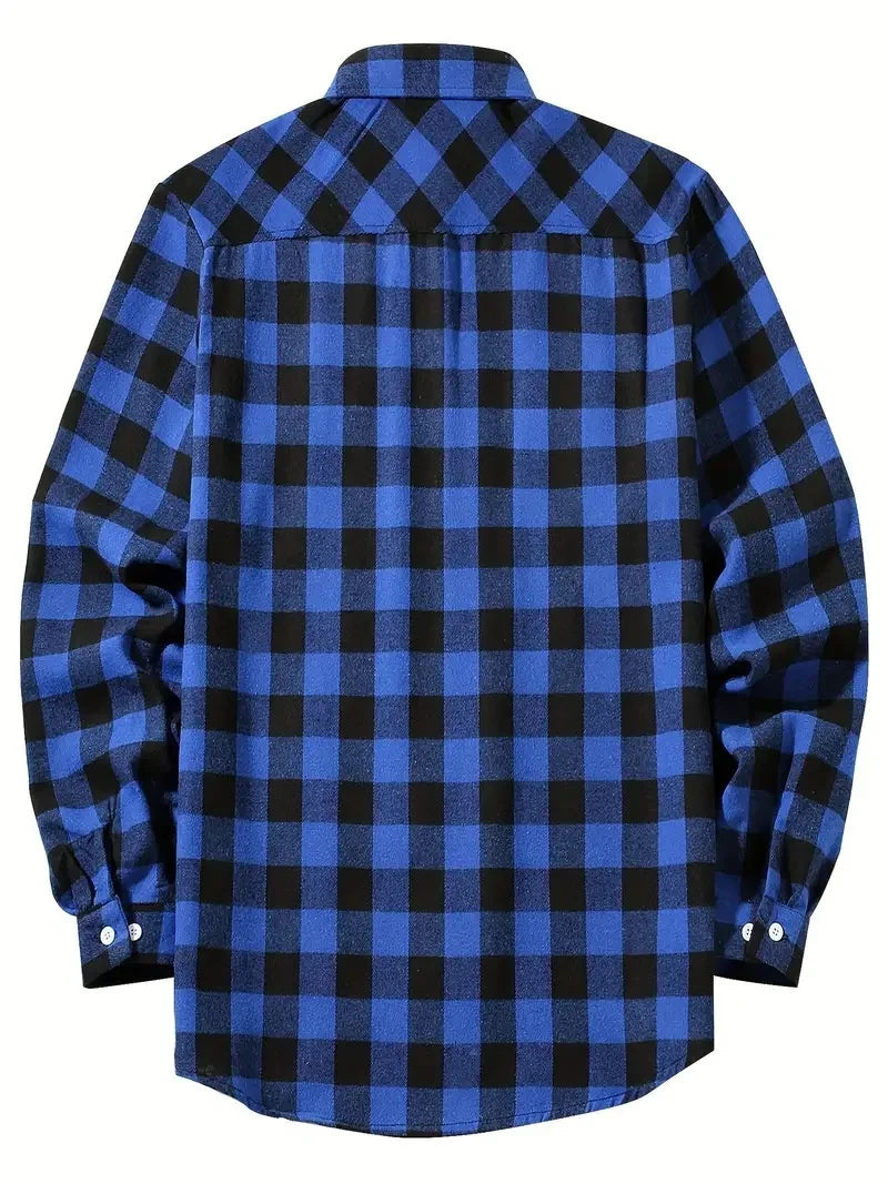 Men’s Shirt Long Sleeve Casual Cotton Comfort Fit