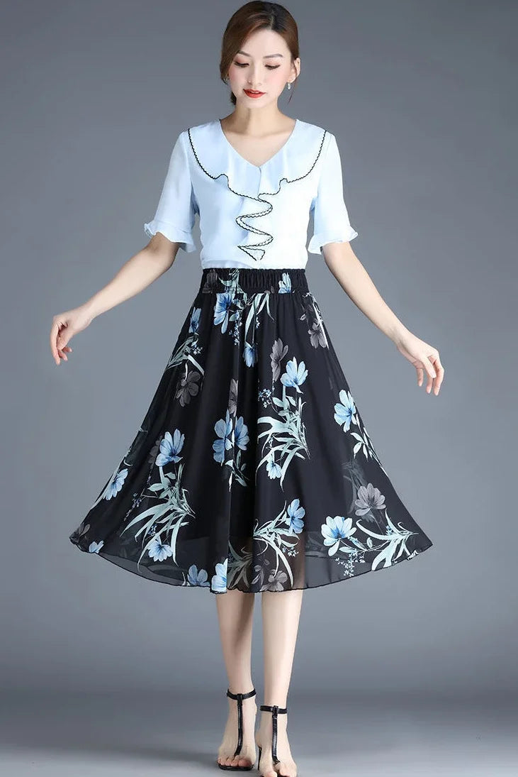 Women’s Skirt Midi Casual Summer