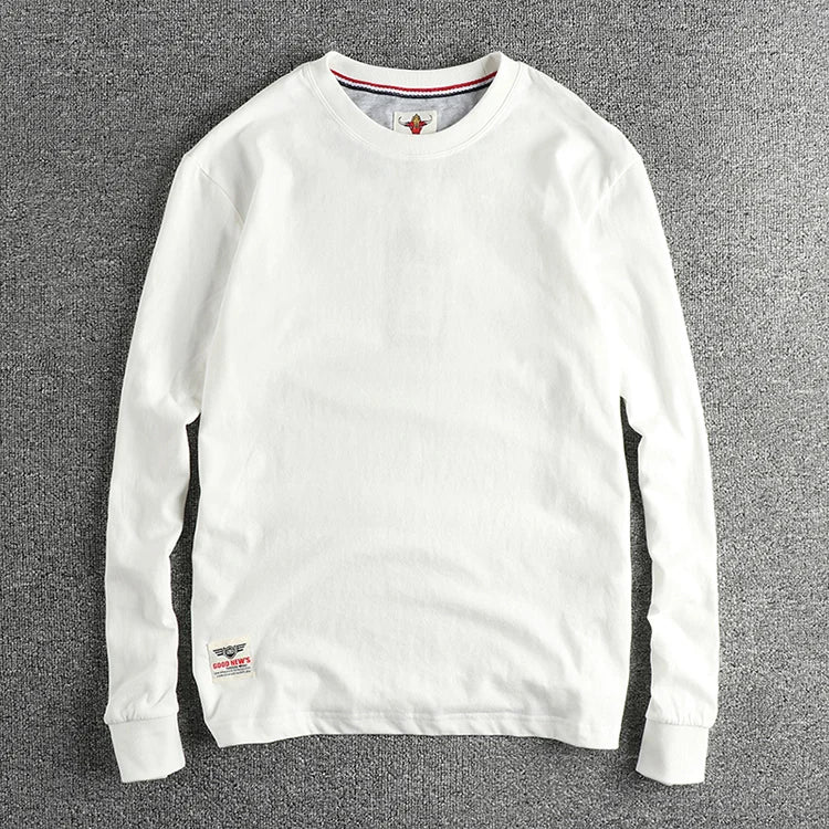 Men’s T-Shirt Long Sleeve Cotton Cotton Comfort Fit