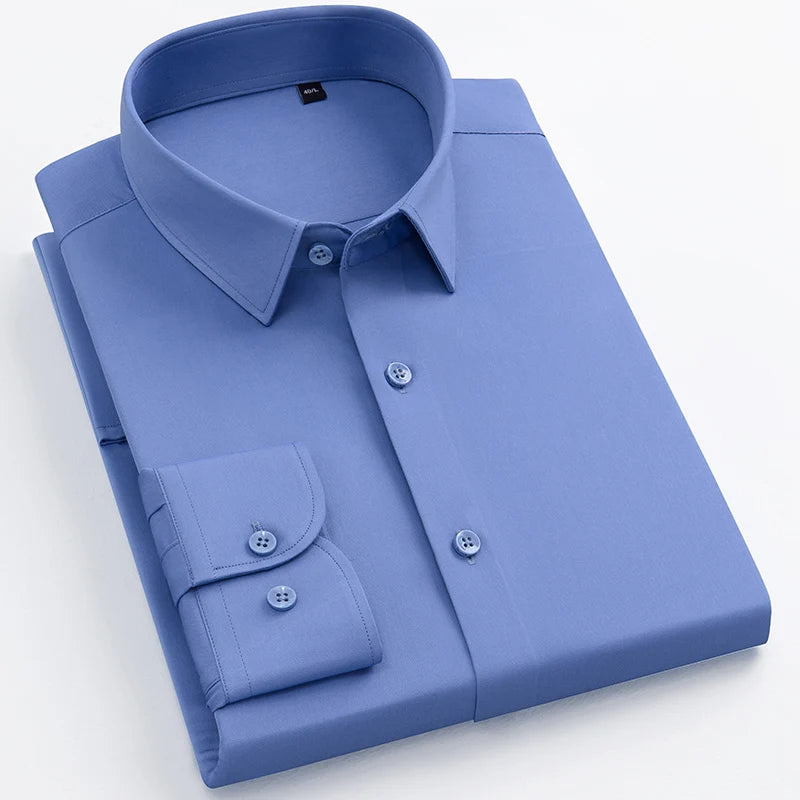 Men’s Shirt Long Sleeve Formal Slim Fit