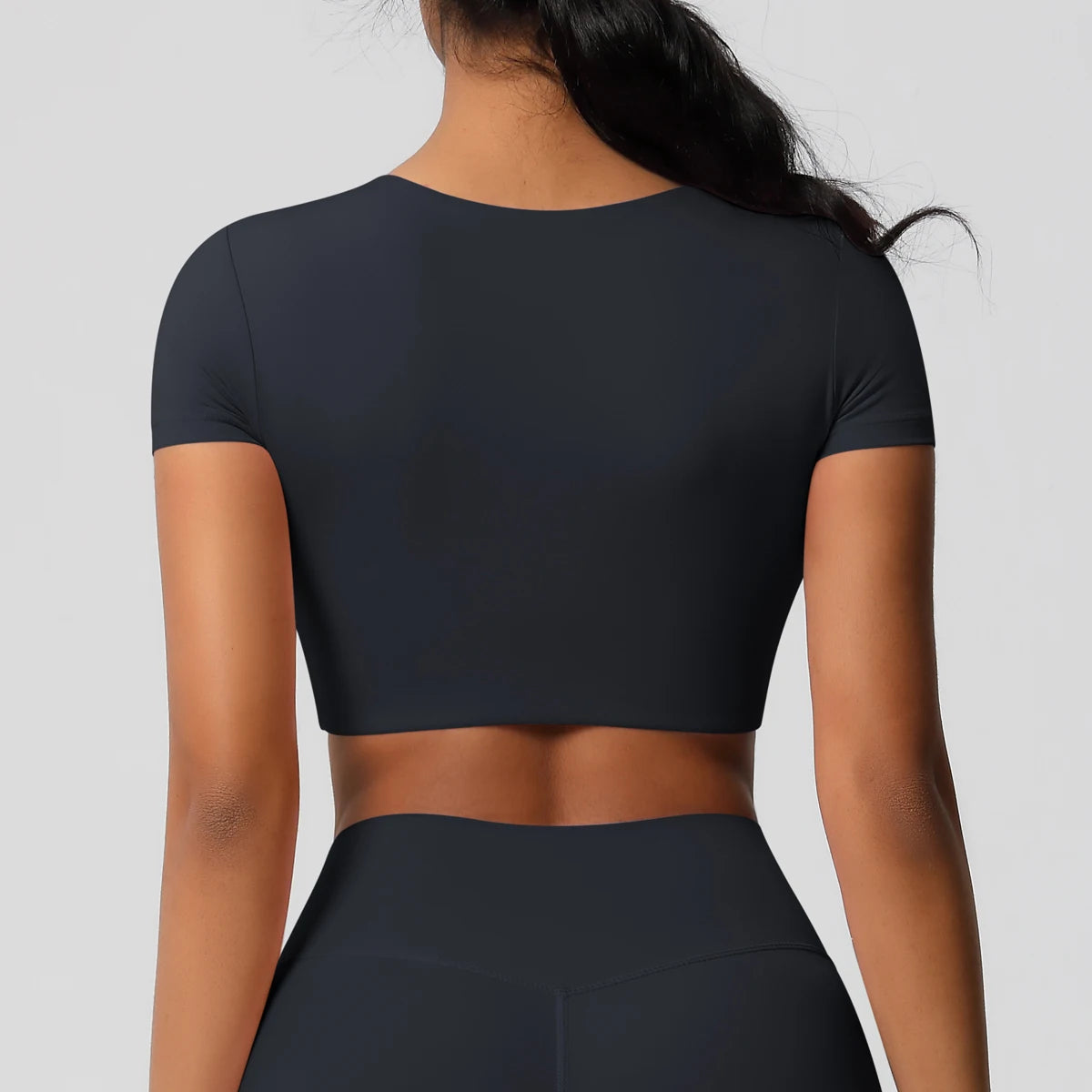 Women’s Gym Top Short Sleeve Breathable Stretchy Athletic