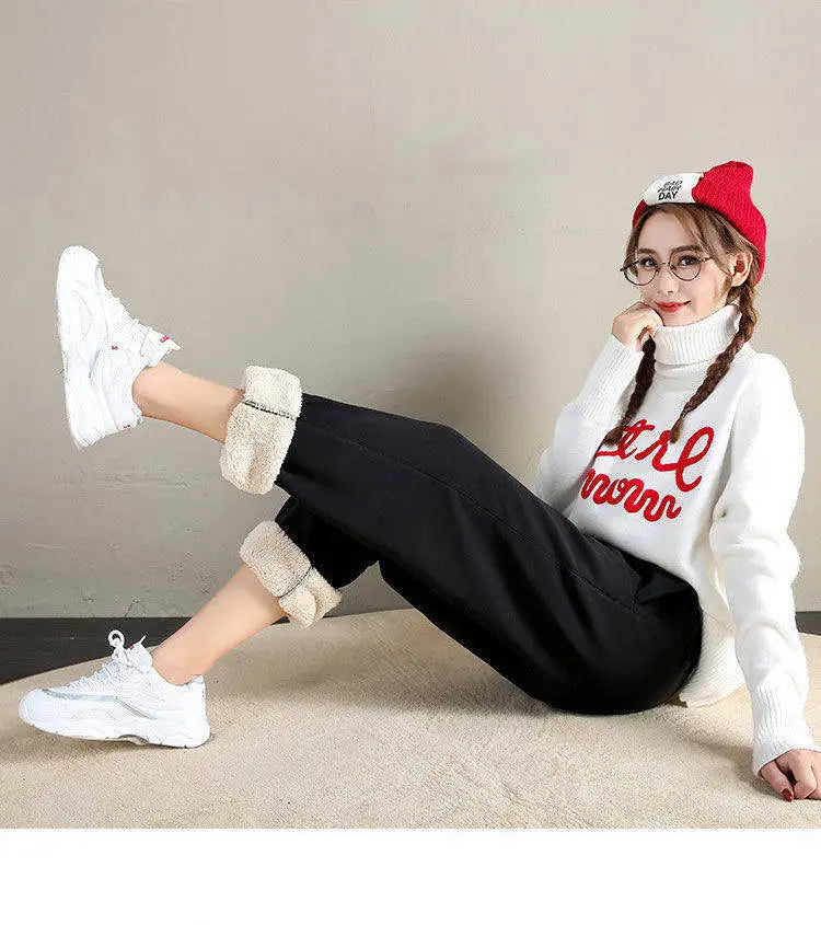 Women’s Joggers High Waist Fleece Casual
