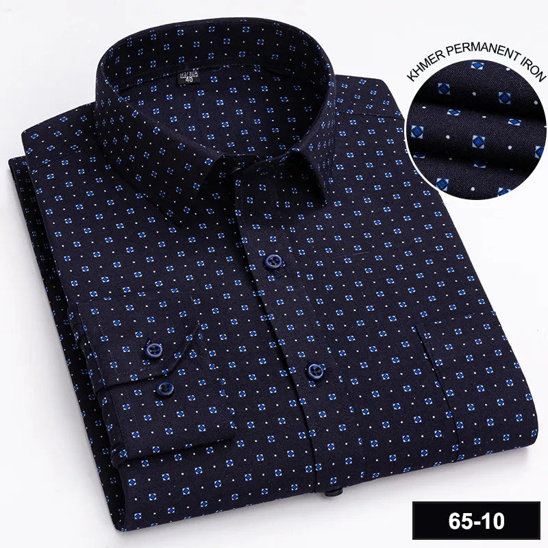 Men’s Shirt Long Sleeve Casual Formal Printed