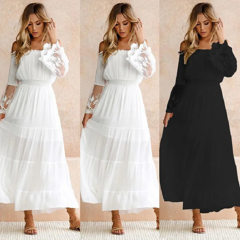 Women’s Dress A-Line Summer Solid Color Casual